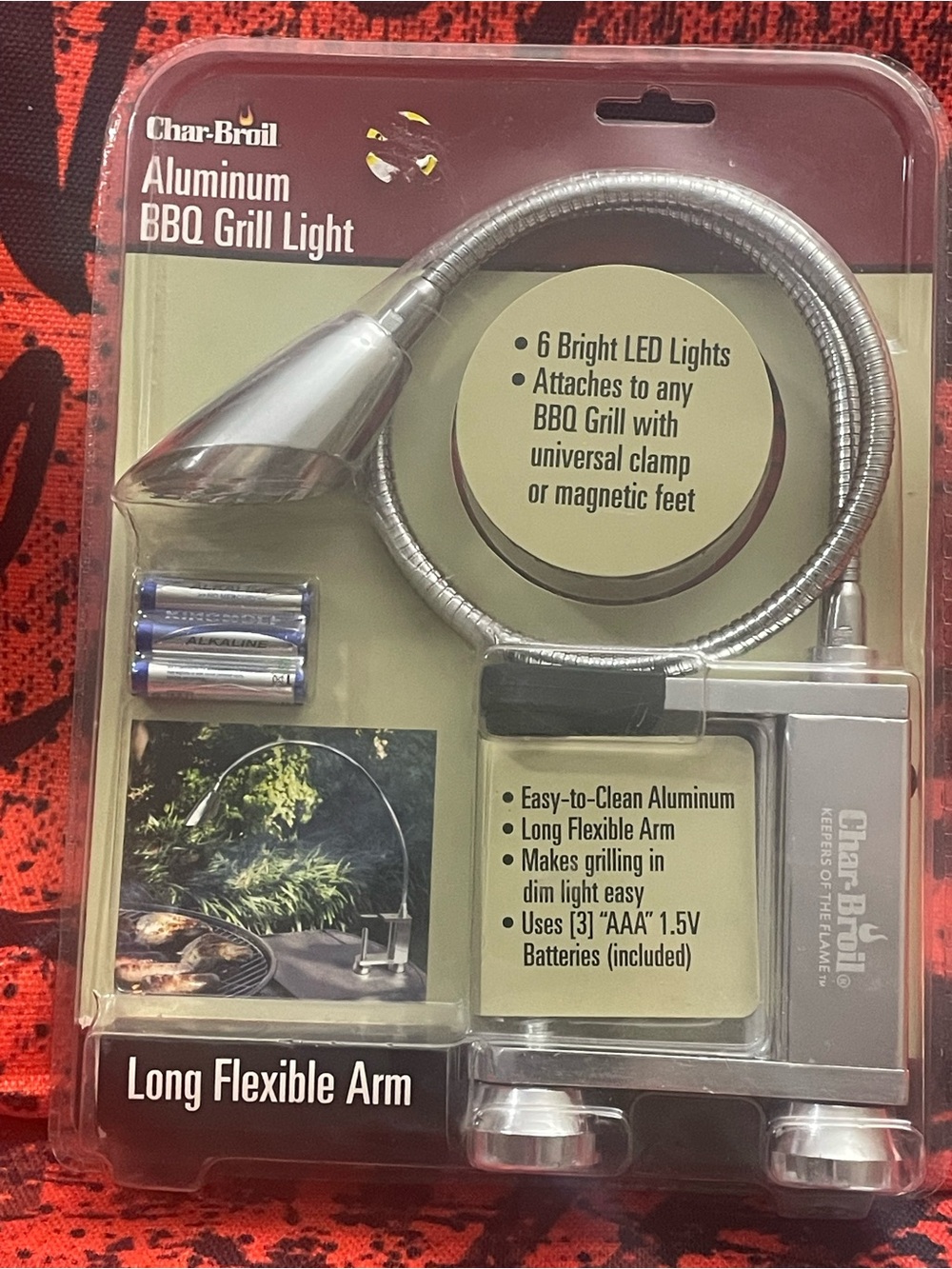 Char-Broil Flexible Aluminum BBQ Grill Light Camping Workshop NEW 02593